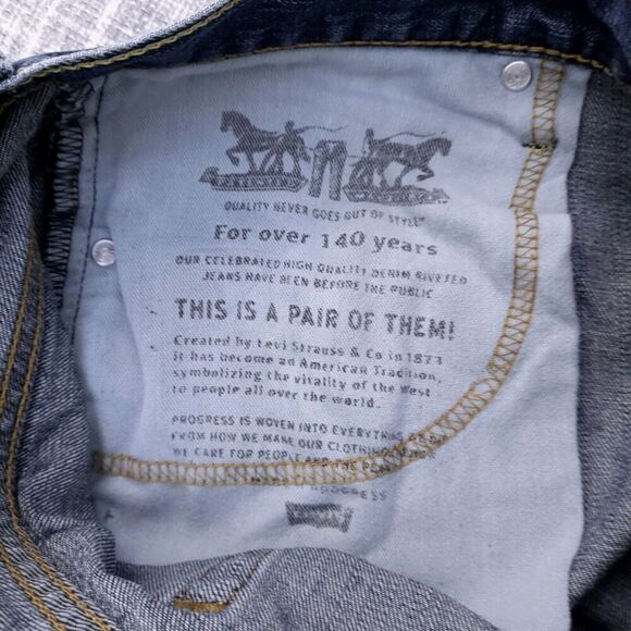 Levi's 569 Loose Straight Fit Jeans Med Wash Men's 36x30 (see actual) - Picture 13 of 16